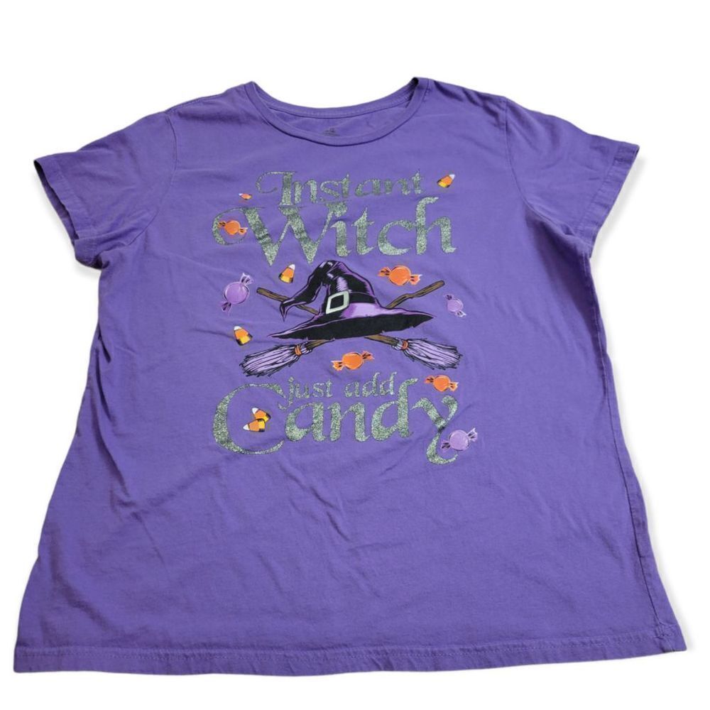 Halloween witch candy shirt XL 14/16